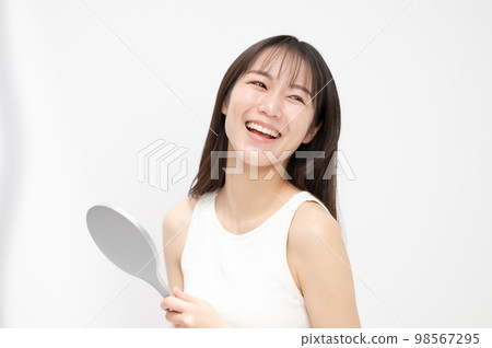 美麗微笑女性 98567295
