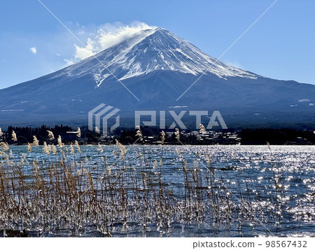 Mt.Fuji from Lake Kawaguchi 98567432