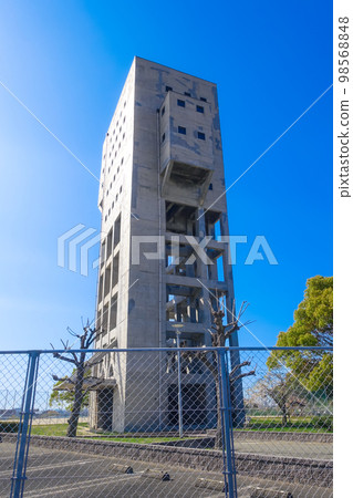 舊志目礦山事務所豎井砲塔（福岡縣志目町），國家指定重要文化財產 98568848