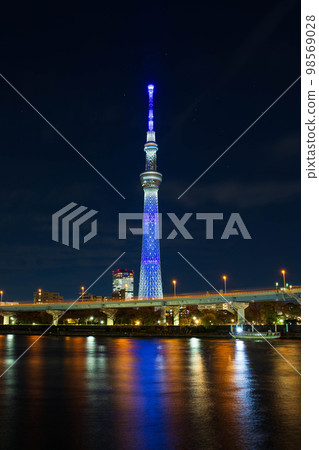 Tokyo Skytree Special Lighting (Prayer for Convergence of the Novel Coronavirus) 98569028
