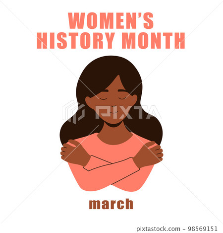 Womens history month vector illustration. Womens history month vector illustration. 98569151