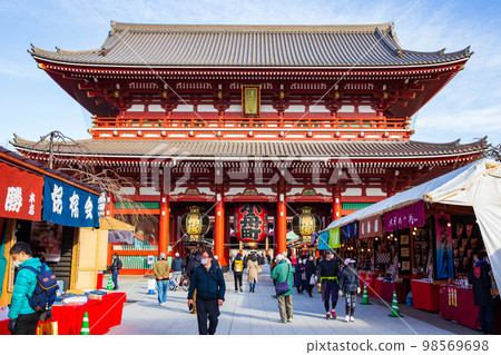 東京觀光景點 淺草淺草寺寶藏門（仁王門） 98569698