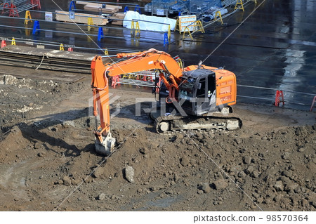 Excavator car image 98570364