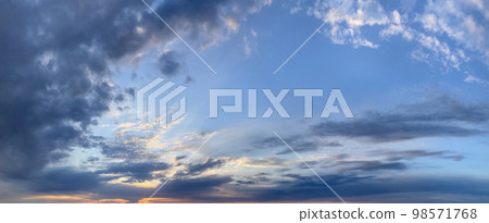 Sky. Cloudscape skyline environment background 98571768