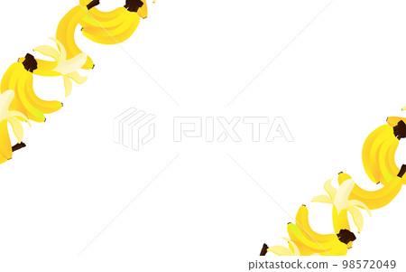 Background/frame with bananas on both sides Background/frame with bananas on both sides 98572049