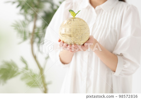 女性全球生態手 98572816