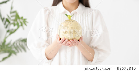 Female Globe Eco Hand Female Globe Eco Hand 98572819