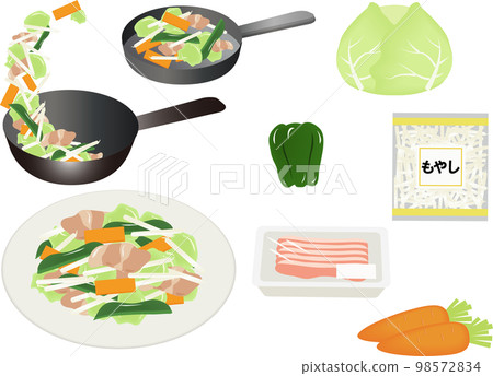 炒蔬菜和配料套裝 98572834