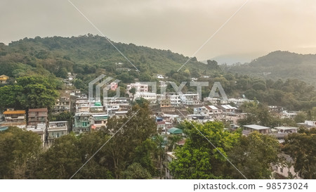 a cityscape of Kam Shek New Village, hk 23 Jan 2023 98573024