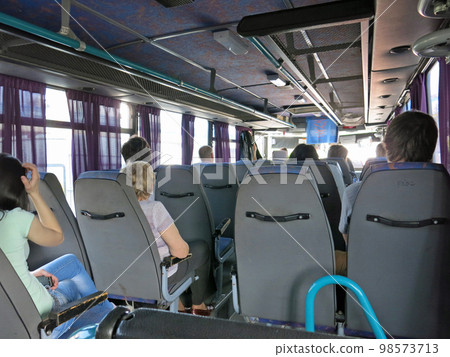 Eastern European shared bus, Kosice, Slovakia 98573713