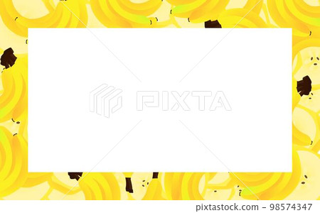 Background/frame with bananas Background/frame with bananas 98574347