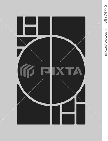 Template collage of fourteen frames, images, photo Template collage of fourteen frames, images, photo 98574745