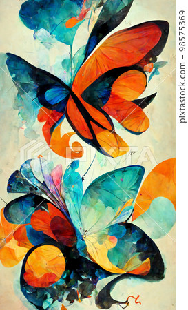 abstract art lots of butterflies flying colorful dazzling illustration Generative AI Content by Midjourney abstract art lots of butterflies flying colorful dazzling illustration Generative AI Content by Midjourney 98575369