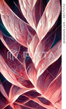 pink gradient glass fractal colorful photo realistic illustration Generative AI Content by Midjourney 98575552