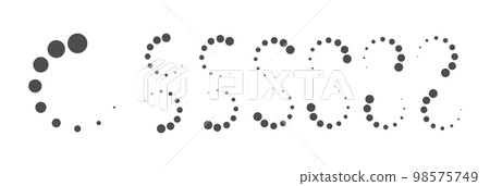 Circular Loading Buffering Icons Vector Circular Loading Buffering Icons Vector 98575749