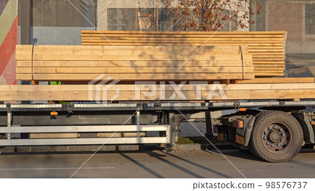 Lumber Flatbed Truck 98576737