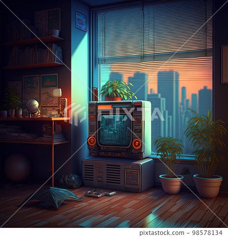 nostalgic retro room