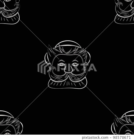 Faces Bearded Pattern 98578671