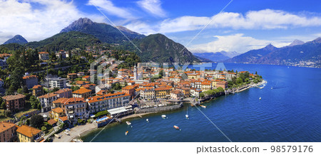 Stynning idyllic lake scenery, amazing Lago di Como. Italy, Lombardia 98579176
