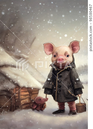 Little pinky pig adventurer Little pinky pig adventurer 98580467