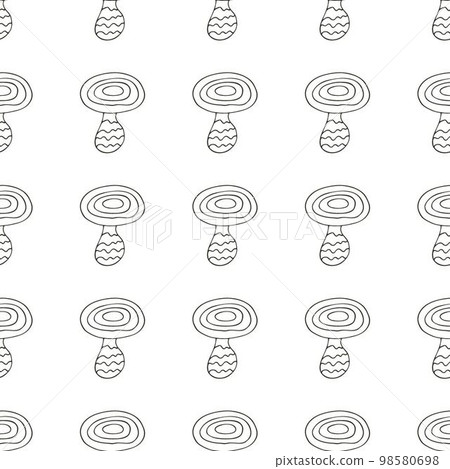 Autumn mood. Illustration in hand draw style. Seamless pattern 98580698