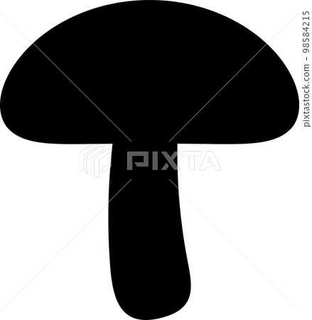 蘑菇剪影 98584215