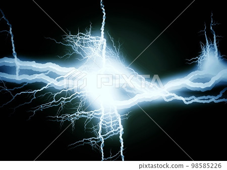 Shining abstract lightning background - Stock Illustration [98585226] -  PIXTA