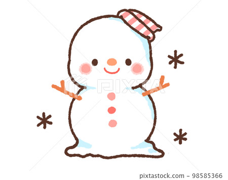 standing snowman standing snowman 98585366
