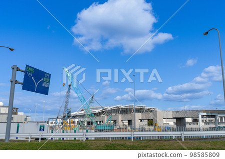 《福岡縣》建設中的福岡機場國際線航站樓（2023年1月） 98585809