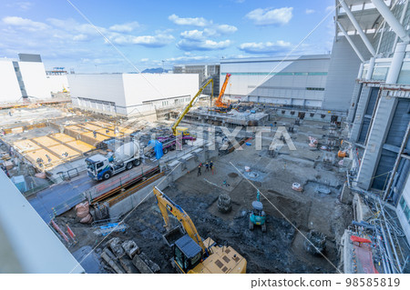《福岡縣》建設中的福岡機場國際線航站樓（2023年1月） 98585819
