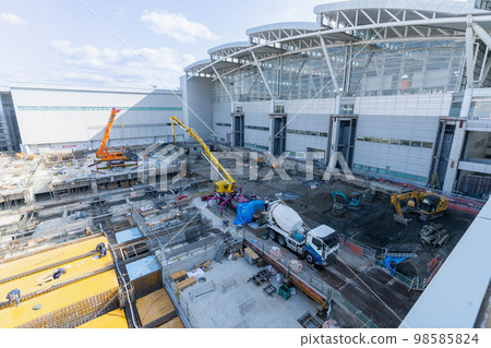 《福岡縣》建設中的福岡機場國際線航站樓（2023年1月） 98585824