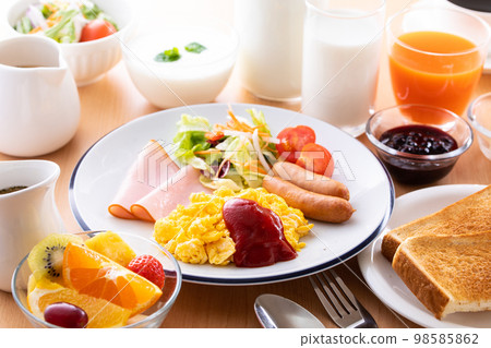 早餐的形象～西餐 98585862