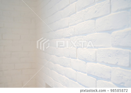 white brick wall background, interior design 98585872