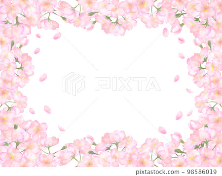 Cherry blossom frame 01 Cherry blossom frame 01 98586019