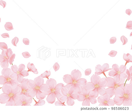 櫻花插畫01 櫻花插畫01 98586023