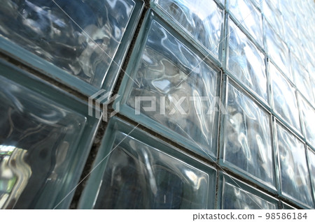 glass block wall background, interior design glass block wall background, interior design 98586184
