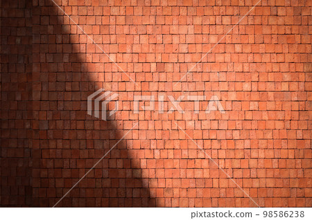 brown brick wall textured, construction industry 98586238
