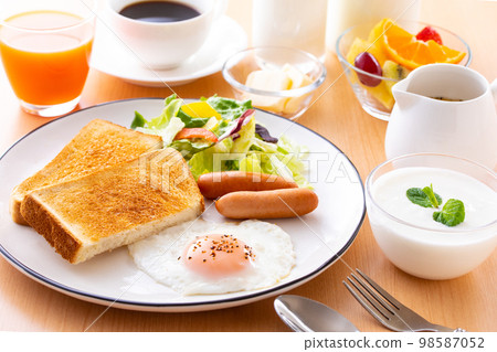 Image of breakfast ~ Western food 98587052