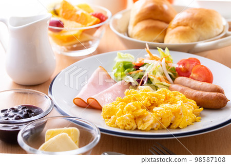 Image of breakfast ~ Western food Image of breakfast ~ Western food 98587108