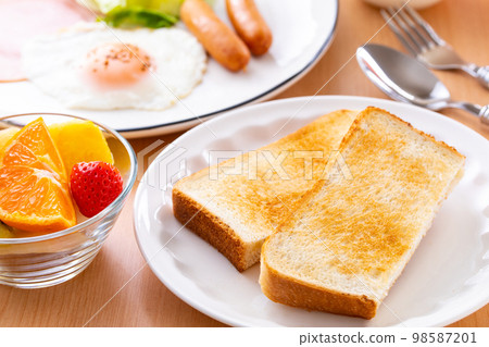 Image of breakfast ~ Western food Image of breakfast ~ Western food 98587201