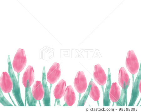 鬱金香花相框 98588895