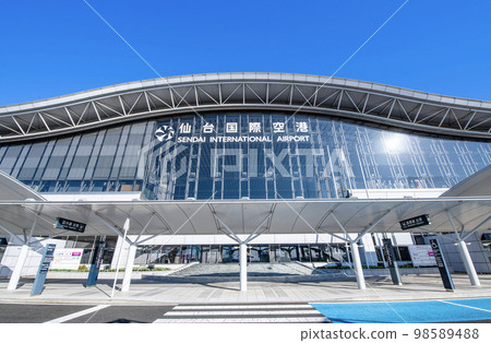 宮城縣仙台國際機場天氣晴朗 98589488