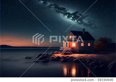 Beautifull house on small island 98590690