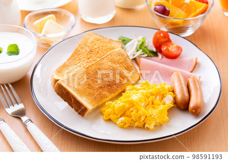 Image of breakfast ~ Western food 98591193