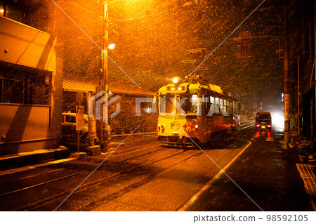 雪中的電車 雪中的電車 98592105