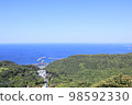 The Pacific Ocean seen from the Cape Muroto Observatory 98592330