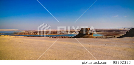 Landscape of hill near Wadi El Rayan,Faiyum, Egypt Landscape of hill near Wadi El Rayan,Faiyum, Egypt 98592353