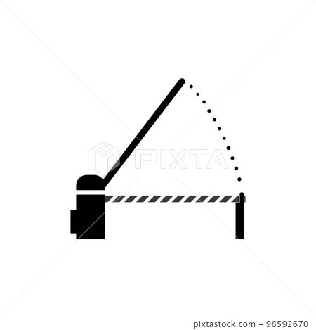 barrier car icon barrier car icon 98592670