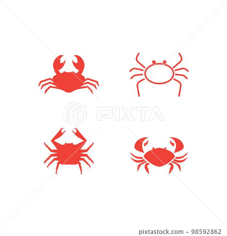 Crab icon 98592862
