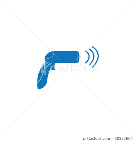 Thermometer Gun Icon Thermometer Gun Icon 98593664